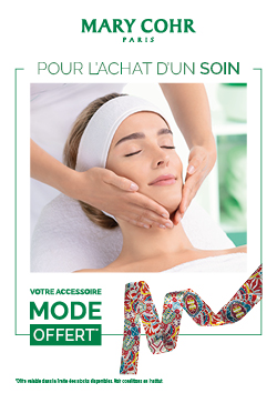 Offre Beaut&eacute; dans votre Institut :&nbsp;
Mon accessoire mode OFFERT